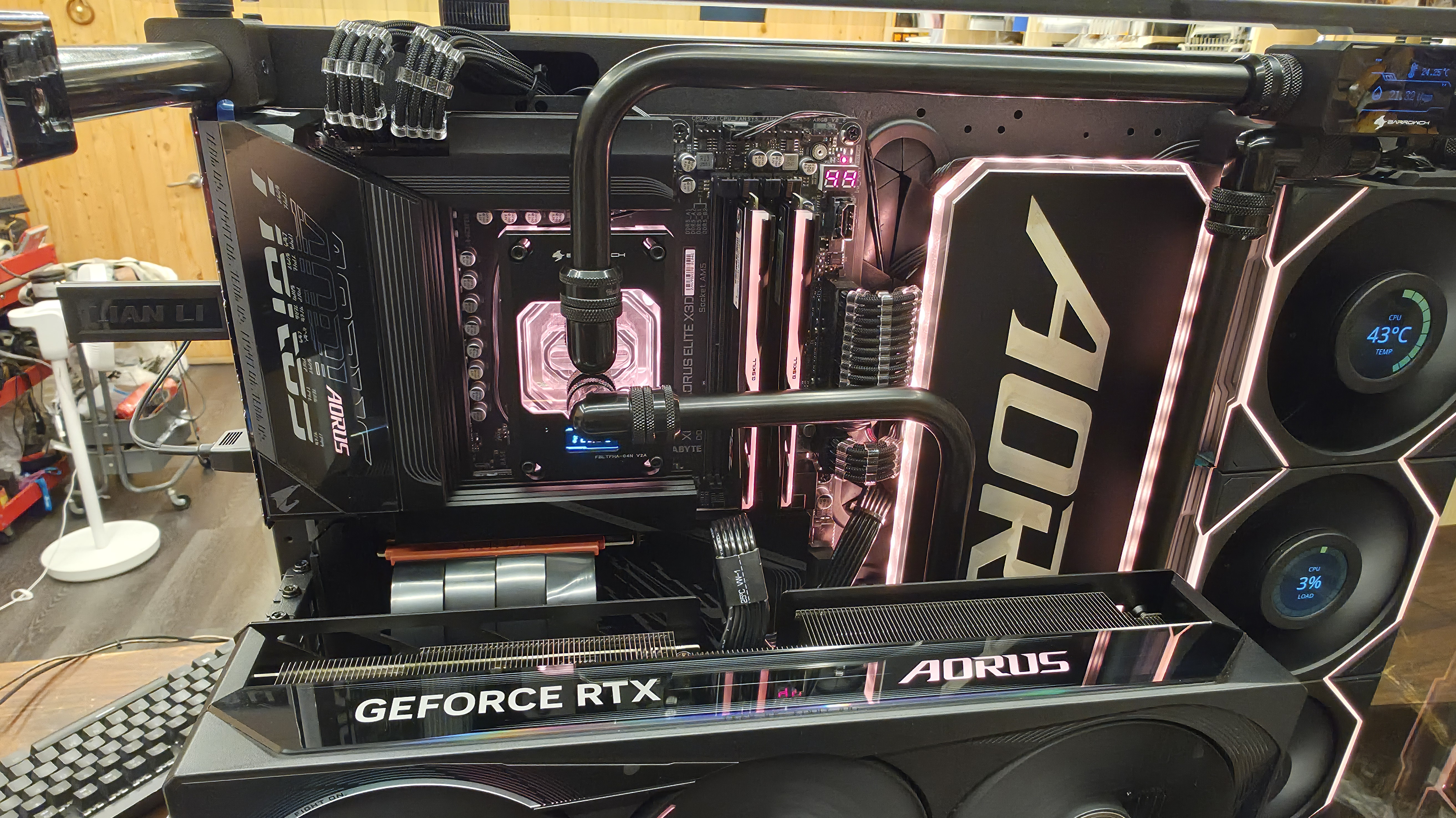 3D 프린팅 커스텀 파워 커버 - 슈퍼플라워 LEADEX VII PRO 1200W 플래티넘 부산 몬스타PC 커스텀 PC