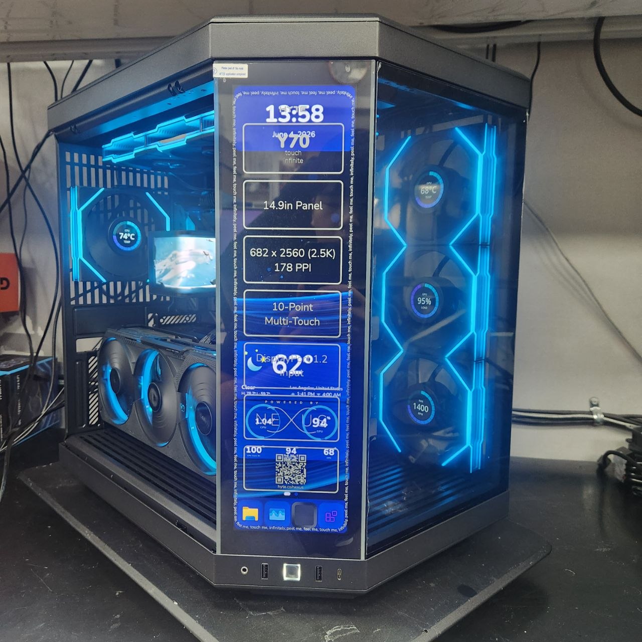 GIGABYTE RTX 5080 GAMING OC 블랙 그래픽카드 장착