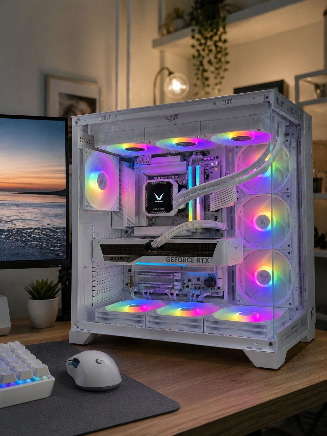 270K Plus와 RTX5070 조합의 화이트 게이밍PC 출고후기