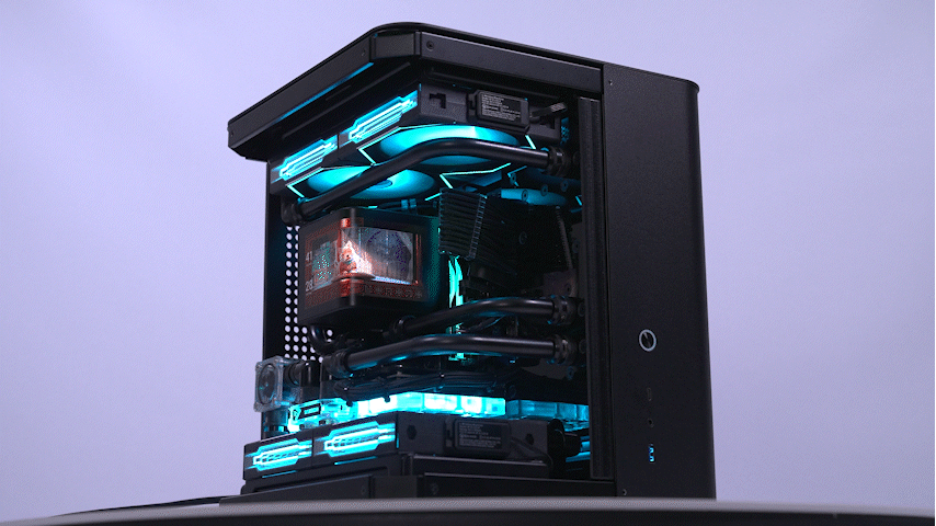 몬스타 PC AMD 9800X3D RTX 5080 32G 미니 커스텀 수냉 게이밍 컴퓨터 부띠끄